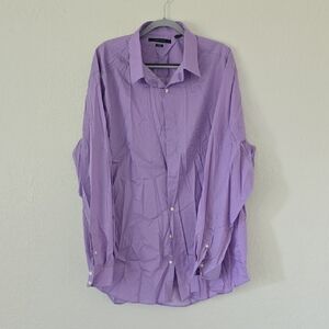 Purple Perry Ellis button up Dress Shirt Size 2XLT